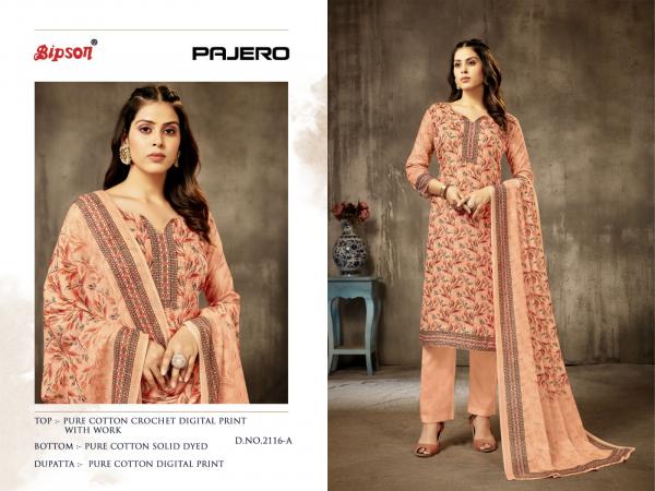 Bipson Pajero 2116 Fancy Cotton Dress Material Collection